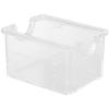 Hemoton Tea Bag Organizer Case Transparent Acrylic Storage Box for Sugar and Tea Bags Compact and Multi-functional Holder for Kitchen Office Use view 1