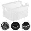 Hemoton Tea Bag Organizer Case Transparent Acrylic Storage Box for Sugar and Tea Bags Compact and Multi-functional Holder for Kitchen Office Use view 3