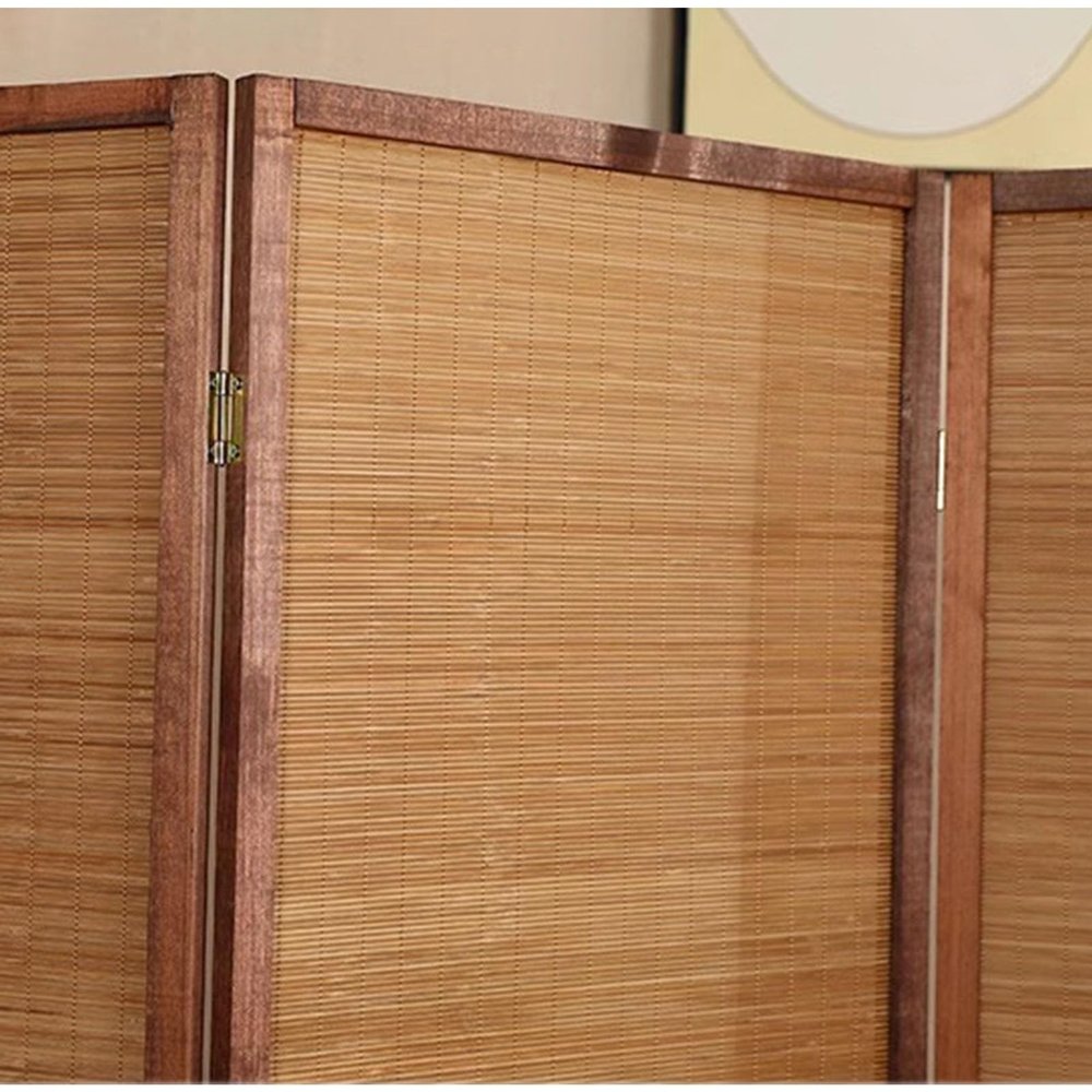 Room Separation Screen 8 7 6 5 4 3 Panel Bamboo Indoor Divider, Privacy Wall Freestanding Barrier for Restaurant Teahouse, Chinese Japanese Accents, 4.9 5.5 5.9 Feet Tall ( Size : 180x40cm/70"x15"-6 P