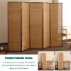 Room Separation Screen 8 7 6 5 4 3 Panel Bamboo Indoor Divider, Privacy Wall Freestanding Barrier for Restaurant Teahouse, Chinese Japanese Accents, 4.9 5.5 5.9 Feet Tall ( Size : 180x40cm/70"x15"-6 P view 4