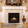 Large Fireplace Bellow, 15.7 X 7.1 Manual Air Blower Fire Bellow Tool with Hanging Strap and Small Broom Set, Outdoor Cooking Wooden Barbecue Fire Blower for Fire Pit, Wood Stove, BBQ view 2