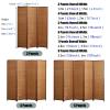 Room Separation Screen 8 7 6 5 4 3 Panel Bamboo Indoor Divider, Privacy Wall Freestanding Barrier for Restaurant Teahouse, Chinese Japanese Accents, 4.9 5.5 5.9 Feet Tall ( Size : 170x40cm/67"x15"-8 P view 3