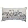 HomeRoots 35" White Miami Daylight Skyline Lumbar Decorative Pillow view 2