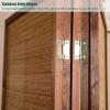 LXLZYXSF 180 170 150 cm Tall Room Divider Foldable Bamboo Partition 5 4 3 Panel, Floor-Standing Portable Indoor Space Separator with Wood Base, Parlors Barrier (Size : 1.7x0.4m/67"x15.7" 3 Panel) view 4
