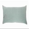 HomeRoots 14" X 36" Blue Mint and Silver Polyester Geometric Zippered Pillow view 1