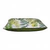 HomeRoots 14" X 20" Forest Green and Yellow Polyester Floral Zippered Pillow view 4