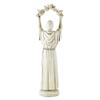 Avalon Gallery Outdoor Sculptures Saint Francis of Assisi Inspirational Stone Resin Garden Statue, 25.5-Inch, with Dove view 2