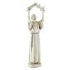 Avalon Gallery Outdoor Sculptures Saint Francis of Assisi Inspirational Stone Resin Garden Statue, 25.5-Inch, with Dove view 4