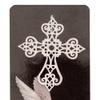 Cottage Garden EBKM-EM115S Stand Firm in Faith Black and Silver Tone 6 x 3 Inch Paper Cross Embellished Place Keeper Bookmark Pack of 12 view 3