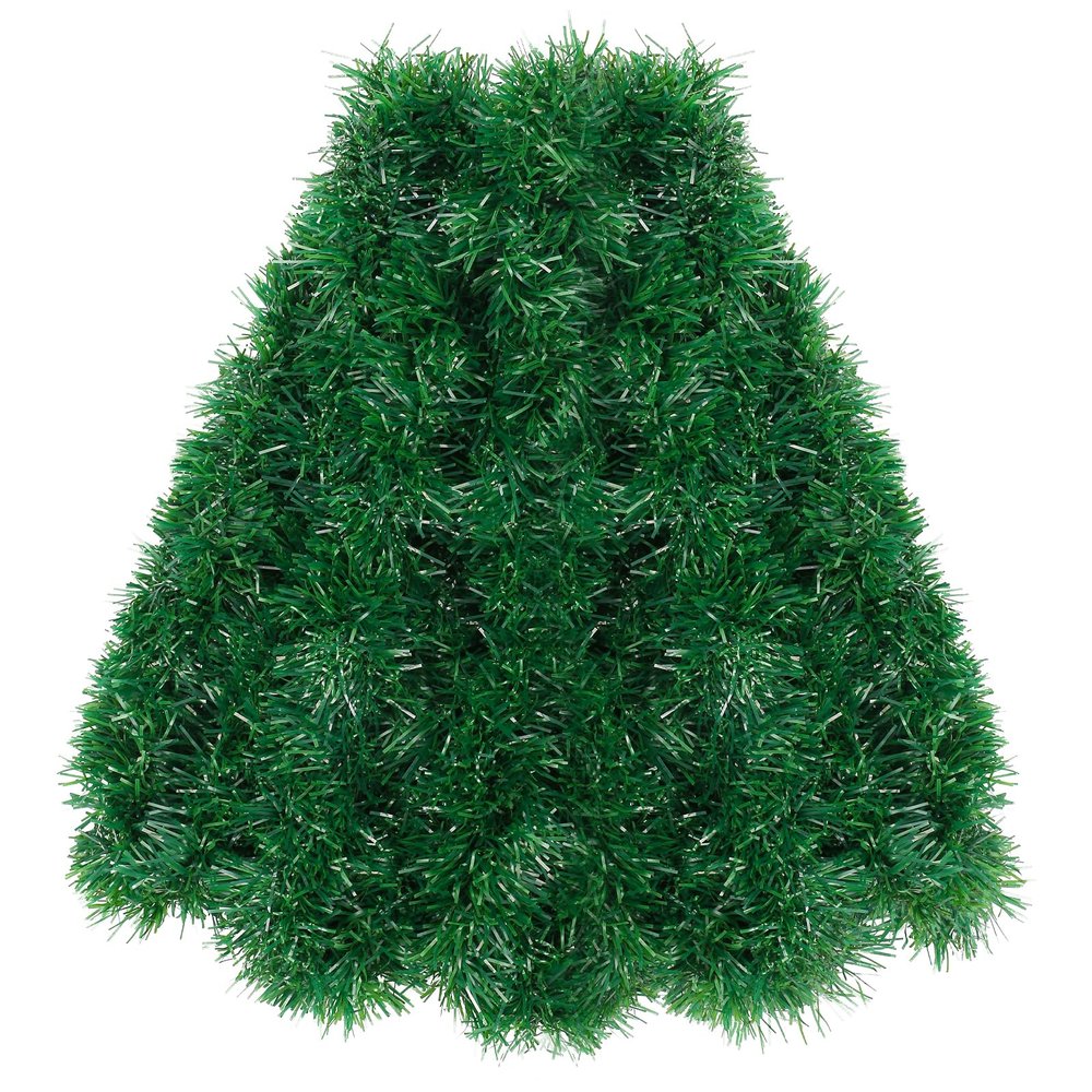 50ft Christmas Garland,Greenery Artificial Pine Garland Twisted Hanging Garland Holiday Decor for Stairs Mantle Fireplace Home Party Holiday Christmas Decoration Indoor Outdoor Decor