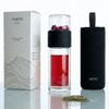 Ukiyo Sense Premium Double-Wall Glass Tea & Fruit Infuser Bottle - Travel Tumbler with Stainless Steel Filter and Neoprene Sleeve view 1