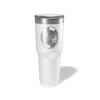 Alterd Industries Coach Gift - Soccer Coach | insulated tumbler with lid | travel coffee mug | Girls Soccer | gifts for coaches (Wine Tumbler) (Diagonal Soccer, White, 30oz Tumbler) view 1