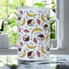 Banana Coconut Summer Insulated Travel Coffee Mug with Lid, Tropical Pool Beach Vacation Vibes Cup view 2