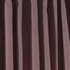 CASANEMA Pinch Pleated Faux Velvet Look Extra Long Room Darkening Home Decor Curtain (1 Panel) Custom Made Curtains - Made in Turkey, Rose Pink (100" W x 95" L) view 3