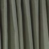 CASANEMA Pinch Pleated Faux Velvet Look Extra Long Room Darkening Home Decor Curtain (1 Panel) Custom Made Curtains - Made in Turkey, Leaf Green (100" W x 95" L) view 3