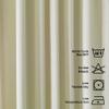 CASANEMA Pinch Pleated Faux Velvet Look Thermal Insulated 100% Blackout Linening Room Darkening Noise Reducing (1 Panel) Custom Made Curtains - Made in Turkey, Cream (52" W x 84" L) view 2