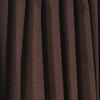 CASANEMA Pinch Pleated Faux Velvet Look Extra Long Room Darkening Home Decor Curtain (1 Panel) Custom Made Curtains - Made in Turkey, Dark Brown (52" W x 252" L) view 3