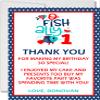 Boys 1st Birthday Invitation, Officially One Party Invite For Boys, First Birthday Party Invitations for Boys (Thank You Card) view 1