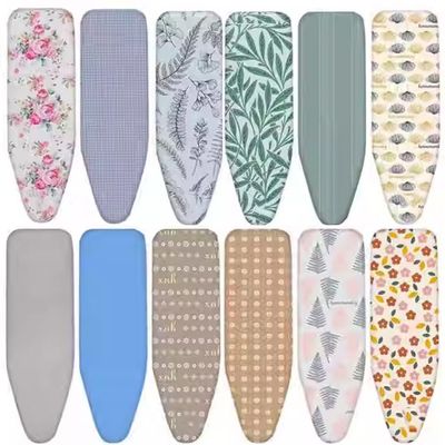 NILZA Blue Iron Board Cover Ironing Board Cover and Pad Standard Size, Ironing Board Cover Replacement Scorch Resistant, 36x13in 43x13in 48x15in (Color : I, Size : 110x33cm(43x13in))