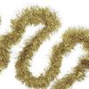 Allgala Champagne Tinsel Garland, 50 Feet Christmas Metallic Foil Tinsel Garland Decoration for Holiday Tree Walll Rail Home Office Event Fall Thanksgiving Decoration view 1