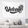 Bedroom Door Decor Welcome Autumn Owl Tapestry Wall Hanging Decor Asthetic Room Decore (Size : 100X150CM) view 1