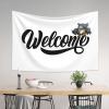Bedroom Door Decor Welcome Autumn Owl Tapestry Wall Hanging Decor Asthetic Room Decore (Size : 100X150CM) view 3