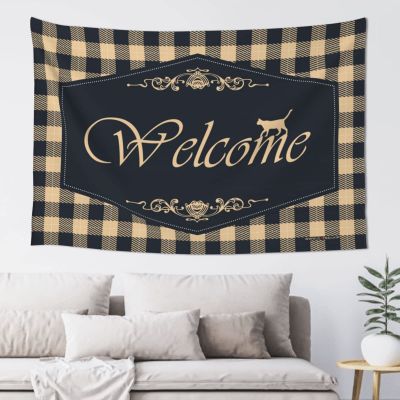 Abipuir Bedroom Door Decorations Halloween Cat Welcome Tapestry Things for Boys Room Funny Sogns (Size : 100X150CM)