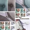 Large Backrest Cushions Triangular Reading Pillow, Headboard Pillow / Triangular Bedside Cushion, Long Pillows With Zipper Cover, Soft, Comfortable And Breathable ( Color : Pine green , Size : 120cm/4 view 3