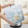 Tutolipy Floral Print Pressure Cooker Dust Cover Compatible with 8 Quart, Durable Dust Cover with Pocket view 4