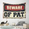 Bedroom Door Decor Beware Of Pat Tapestry Wall Hanging Decor Asthetic Room Decore (Size : 75X100CM) view 4