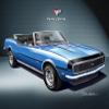 1968 Chevrolet Camaro Convertible | Fine Art Prints By Danny Whitfield (Size 20 x 24, BLUE) view 1