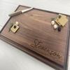 Personalized Cutting Board, Engraved Cutting Board, Couples Gift, Wedding Gift, Engagement Gift, Anniversary Gift, Cheese Board, 182 (Cherry, 12" x 9") view 1