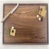 Personalized Cutting Board, Engraved Cutting Board, Couples Gift, Wedding Gift, Engagement Gift, Anniversary Gift, Cheese Board, 182 (Cherry, 12" x 9") view 2