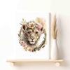 Baby Lion Cub Poster Animal Prints,Nursery Wall Art For Kids,Jungle Theme Baby Room Decor-Baby Girls & Boys Nursery Decor-Woodland Nursery Decor-Animal Nursery Decor-16"x24" canvas print with frame view 4