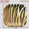 Havercamp Tiger Theme Party Pack for 24 Guests! Photo-Realistic Tiger Supplies for a Roaring Good Birthday, Football, or any Big Cat Event! Includes 24 Dinner Plates & 24 Side Plates view 3