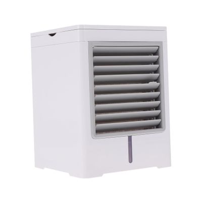 Homoyoyo 1set Mini Conditioner Personal Cooling Fan for Home Office Travel Usb Rechargeable One-key Operation Convenient Lightweight for Bedroom Outdoor Use