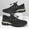 CsgrFagr Men's Shoes Summer Breathable Mesh Shoes Sports Casual Shoes Men's Hiking Shoes Tourism Hiking Big Screen (Black, 8.5) view 4