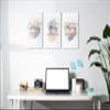3 Pieces Inspirational Quotes Canvas Wall Art, Motivational Wall Art for Office, Inspirational Artwork for Entrepreneur's Bedroom, Positive Affirmations Quotes Wall Decor for Office, 12"x18"/Set view 2
