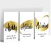 3 Pieces Motivational Quotes Canvas Wall Art, Inspirational Wall Art for Office, Positive Quotes Pictures for Office Decor, Motivation Attitude Ability Quotes Prints for Entrepreneur, 16"x24"/Set view 1