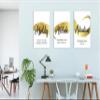 3 Pieces Motivational Quotes Canvas Wall Art, Inspirational Wall Art for Office, Positive Quotes Pictures for Office Decor, Motivation Attitude Ability Quotes Prints for Entrepreneur, 16"x24"/Set view 2
