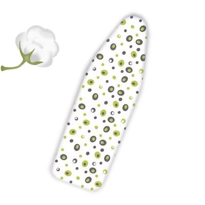 HCZION Replacement Cover and Pad for Ironing Board, Heat Resistant Ironing Board Cover, Printed Ironing Mat for Travel Home, 32x12in 36x13in 38x13in 43x14in 48x15in (Color : Green, Size : 92x33cm/36