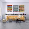 10 Commandments Wall Art, Inspirational Quotes Canvas Wall Art, Christian Quotes Art Wall Decor, Bible Verse Wall Art for Christians Room, Triptych Motivational Quotes Wall Art for Office, 24"x36"/Set view 2