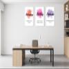 3 Pieces Motivational Quotes Canvas Wall Art, Inspirational Wall Art for Office, Positive Quotes Pictures for Office Decor, Motivation Attitude Ability Quotes Prints for Entrepreneur, 16"x24"/Set view 3
