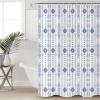 Shower Curtain,Indian Abstract Geometric Lines Texture Shower Curtains for Bathroom Shower Stalls and Bathtubs Decor,Washable Bath Curtain Fabric Shower Curtain Set with Hook 36x72inch view 1