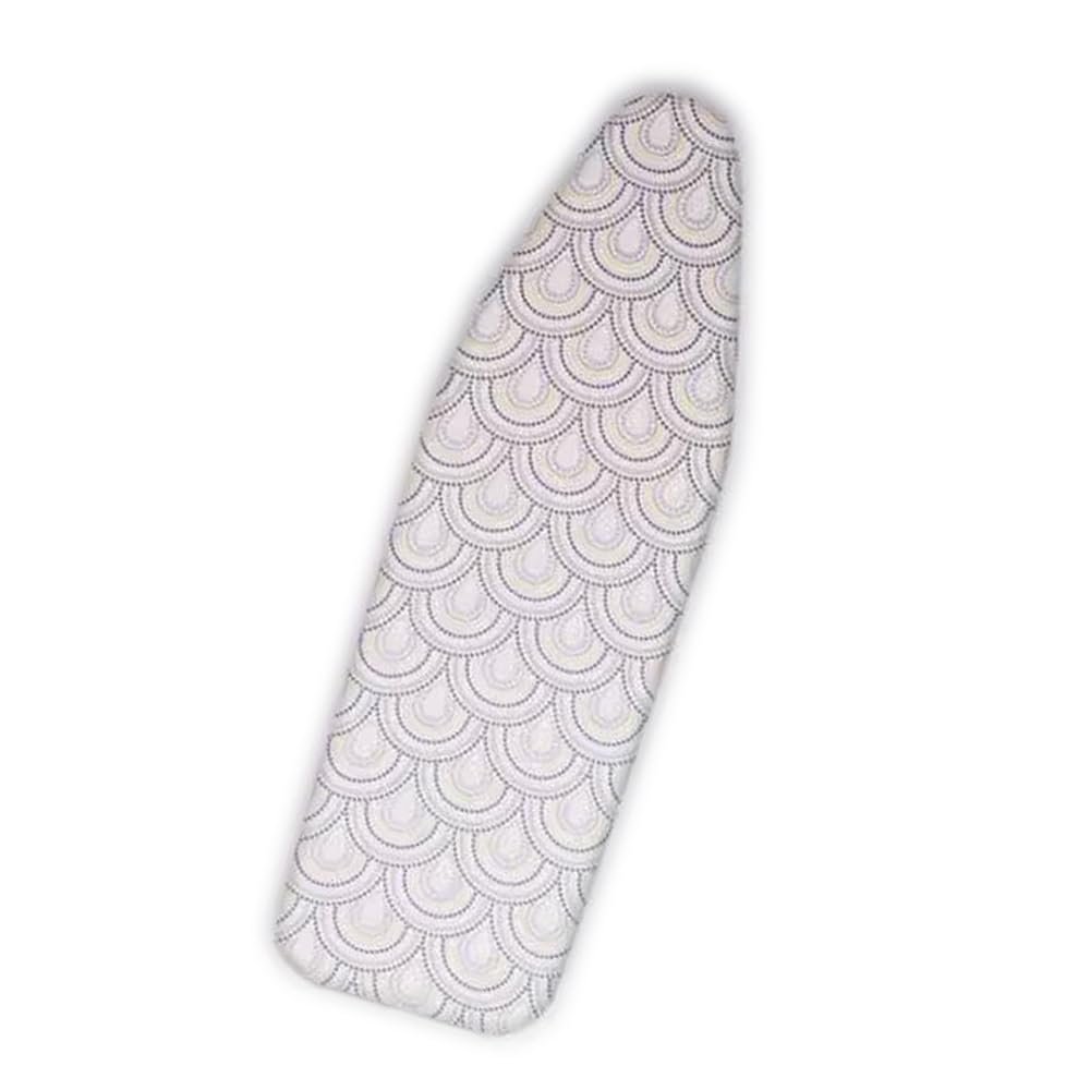 HCZION Iron Board Cover with Padding, 48"x15" Replacement Ironing Board Cover Heat Resistant Iron Pad for Standard Boards, Fits All Standard Sizes (Color : C, Size : 110x35cm/43x14in)