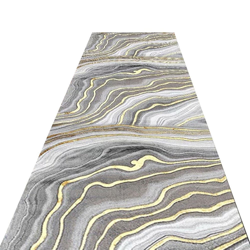 Abstract Patterns Area Carpet - Slip Resistant Runner Rug for Narrow Stairs Entrance Balcony, Hotel Corridor Carpet (Size : 0.9x8m/3x26.2ft)
