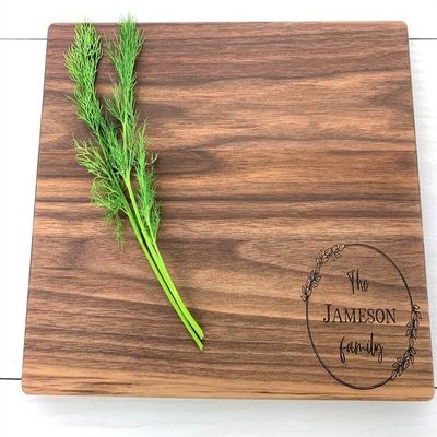 Personalized Cutting Board, Engraved Cutting Board, Wedding Gift, Engagement Gift, Anniversary Gift, Cheese Board, Family Name Gift, 110 (Cherry, 17" x 11")