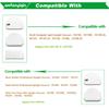 Filter Replacements Compatible with Shark Vacuum NV100 NV100C NV105 NV106 NV200 NV201 NV202 UV300 NV450 NV480 NV481 NV482,NV100 26,NV105 26,4-Sets Foam & Felt Filters,Replace Part # XFF450 & XFL100 view 2