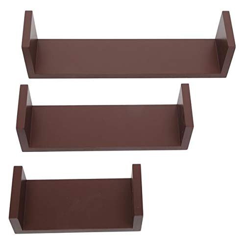 LIMKOO Floating Display Shelf Wall Shelves Bookshelf Wall Mounted Storage Home Decor Practical