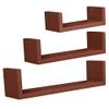 LIMKOO Floating Display Shelf Wall Shelves Bookshelf Wall Mounted Storage Home Decor Practical view 3